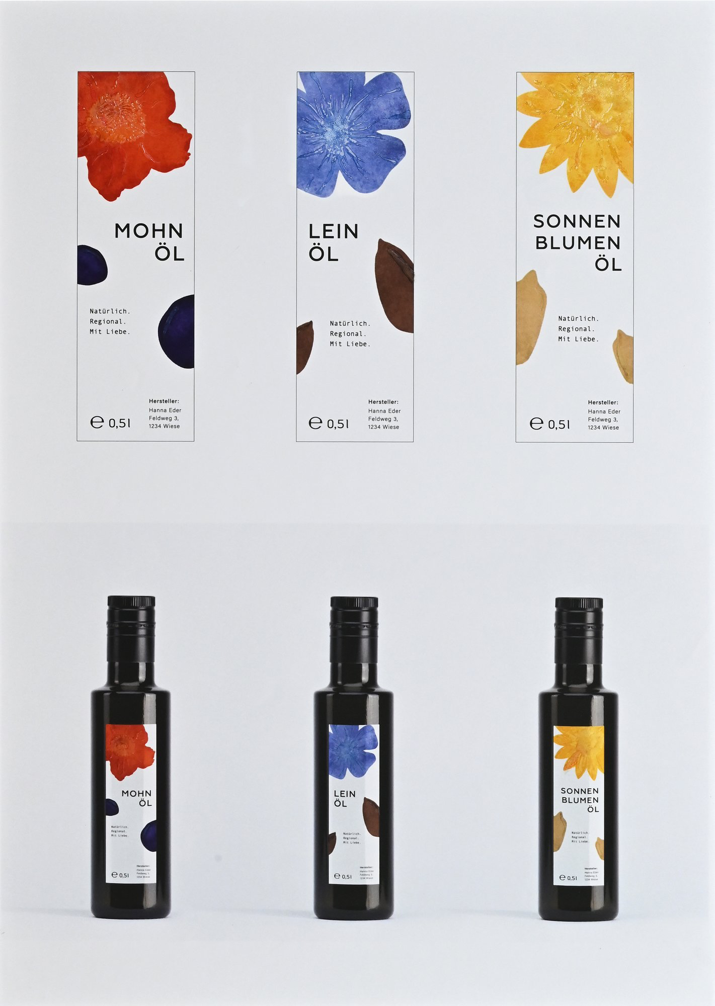 Aufkaschiertes Präsentationsplakat